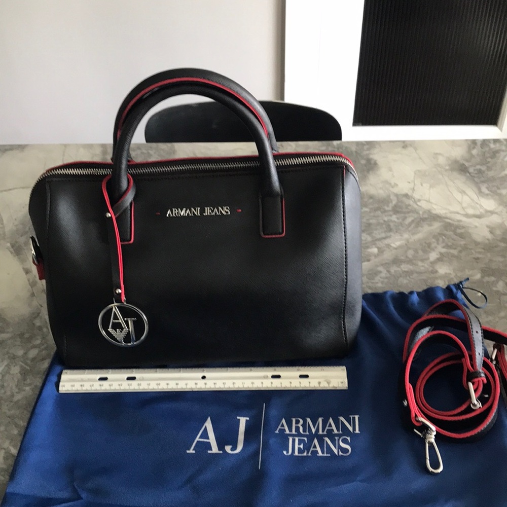 Armani jeans satchel style purse